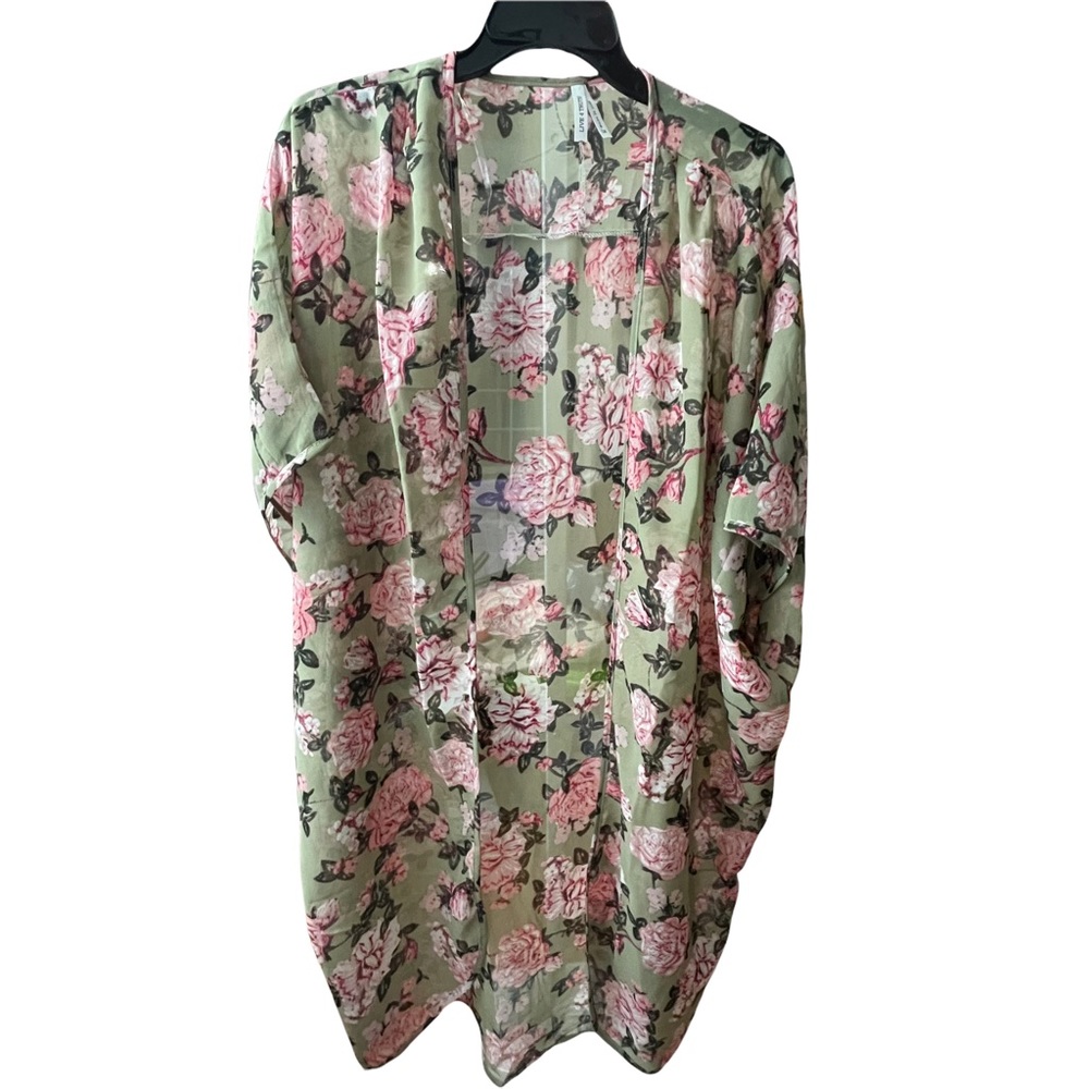 Live 4 Truth kimono floral design size 1X NWOT